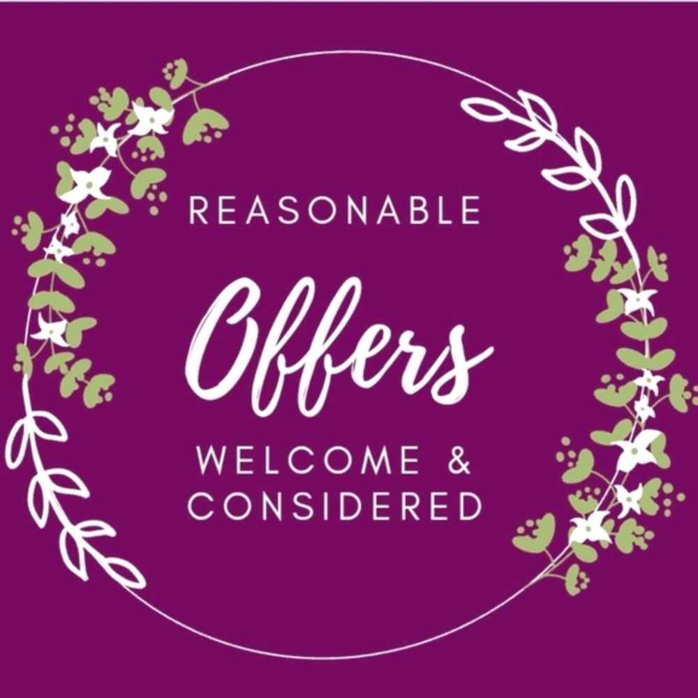 All reasonable offers will be considered!